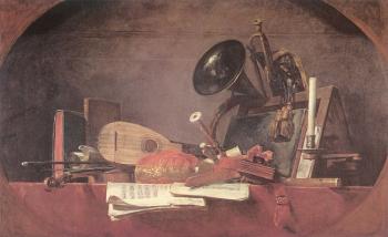 Jean Baptiste Simeon Chardin : The Attributes of Music